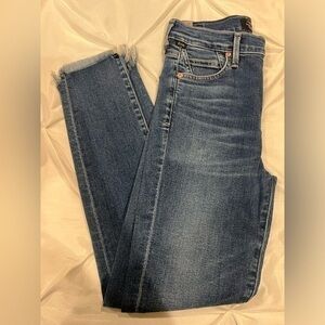 CITIZENS OF HUMANITY ROCKET CROP HIGH RISE SKINNY JEANS SIZE 25